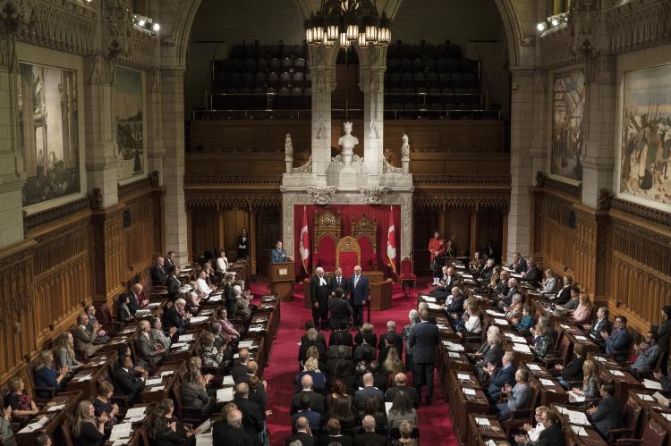 Awarding of Medal by Senate of Canada to Haseen Khan