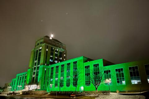 Confederation Building Lit in Recognition of Start of Ramadan
